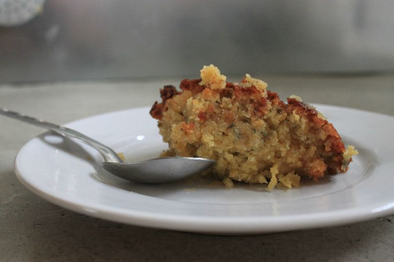 Gâteau coco, citron, ortie