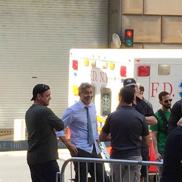 George Clooney on location: Money Monster NYC April 18, 2015 103580027