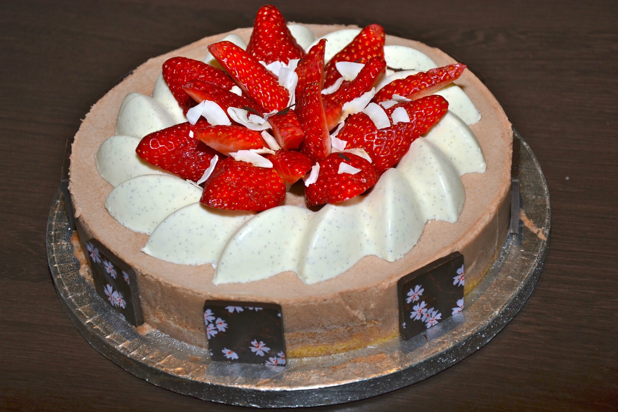 Bavarois vanille/fraise les délices de vanish