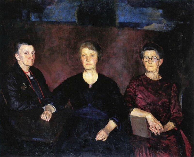Charles-W-Hawthorne -Three-Women-of-Provincetown