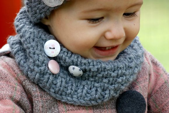 modele tricot snood fille