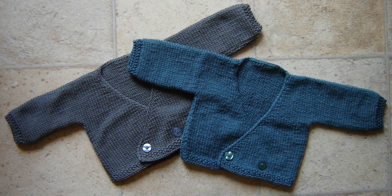 tricoter un cache coeur bebe