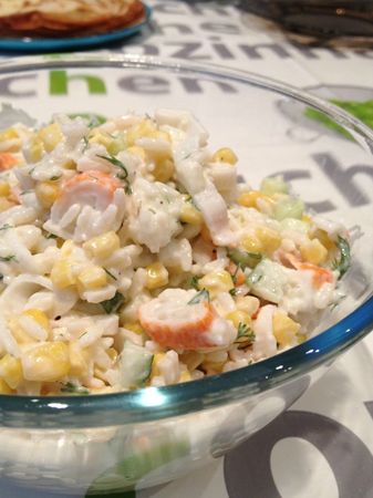 salade surimi riz