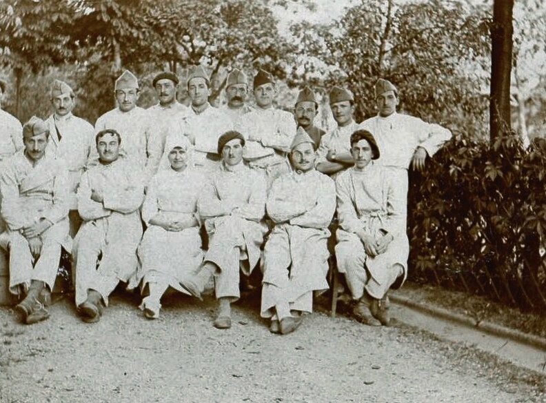 groupe malades St-Avold mai 1919