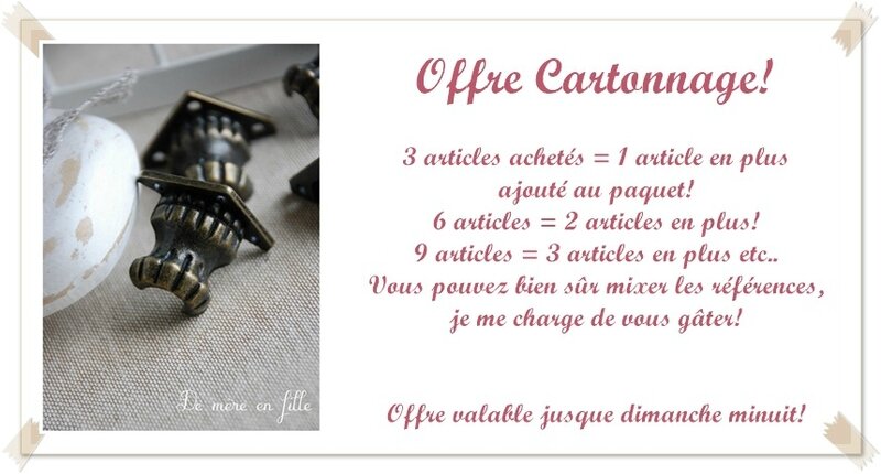 offre cartonnage