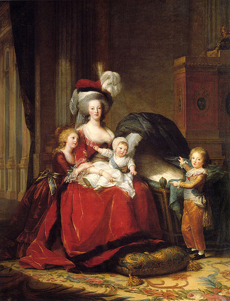 Marie-Antoinette et ses enfants,1787