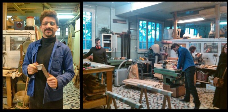 Chantier menuiserie au shakirail - Ateliers de l’association À Travers Fil