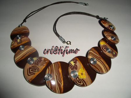 Assemblage collier fimo