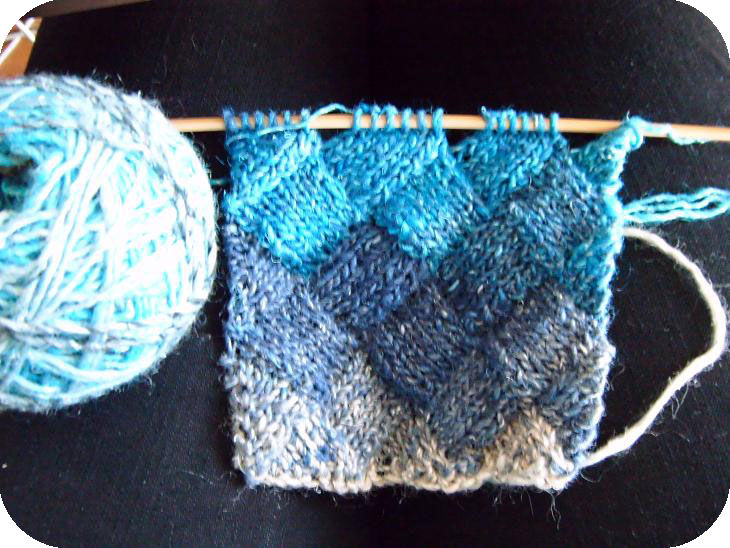 comment tricoter l'entrelac