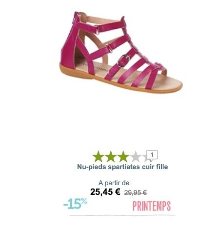 gemo chaussures fille