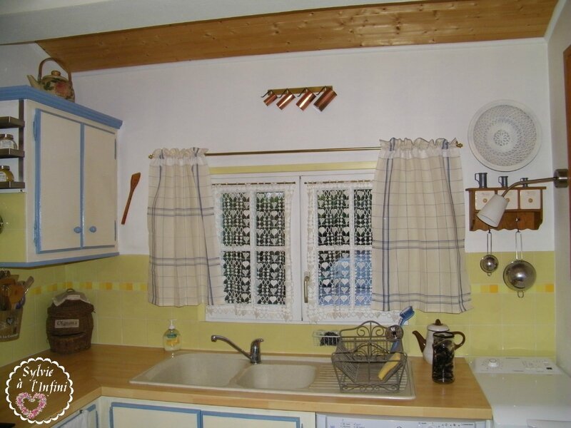 Rideaux cuisine contemporain ~ tazmik.com for . Rideau pour cuisine campagne chic