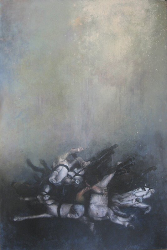 Tas n15 - 195 x 130 cm - acrílico sobre lienzo