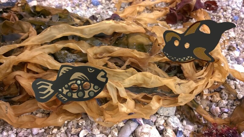 ague et poisson papier