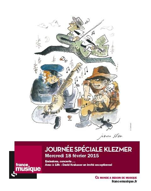 Journée spéciale Klezmer France Musique 18 fev