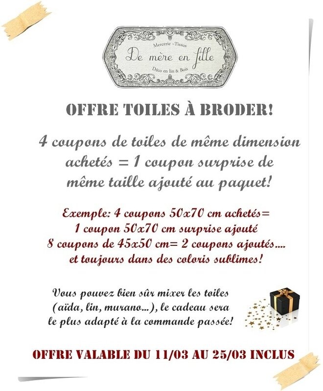 offre toiles mars