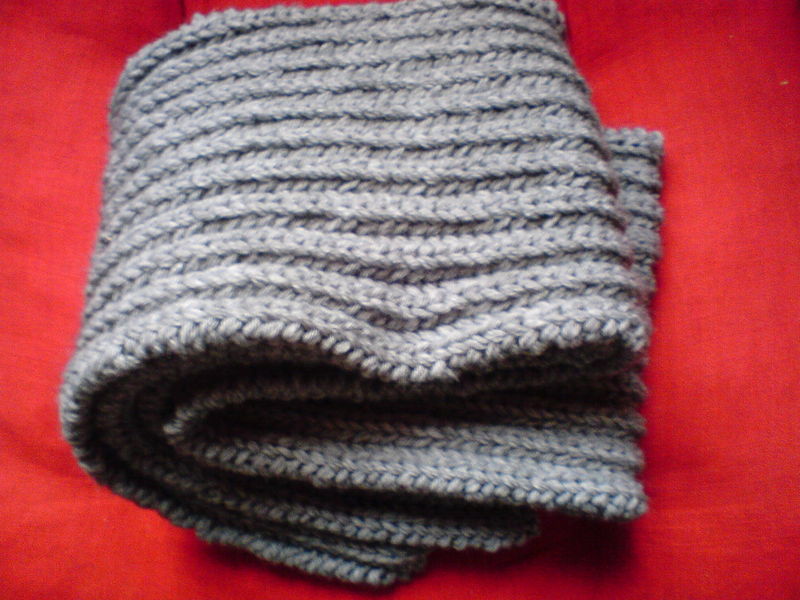 tricoter un echarpe pour homme