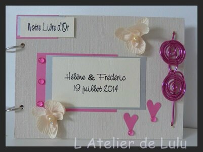 livre d'or orchidees fushia