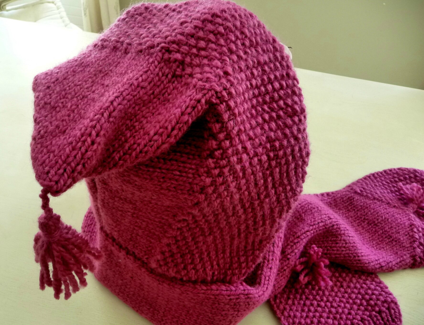 tricoter une echarpe moderne