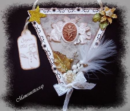 carte fanion noel