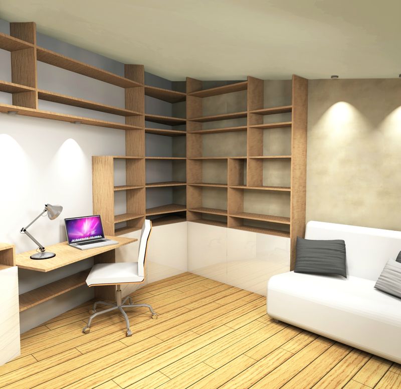 Conception espace bureau / chambre ami - Stinside Architecture d'intérieur