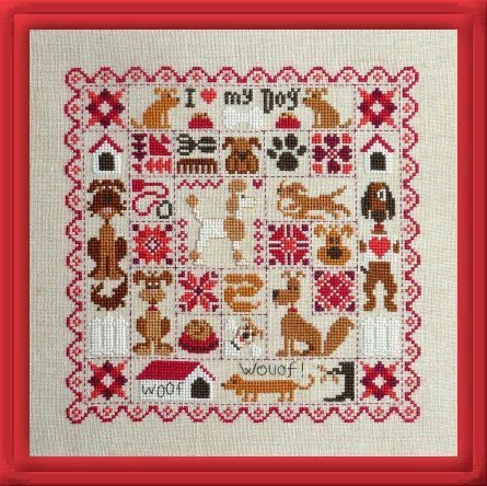patchwork aux chiens