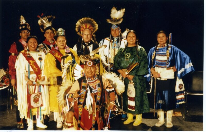 Le groupe kiowa à Montauban en 1995
