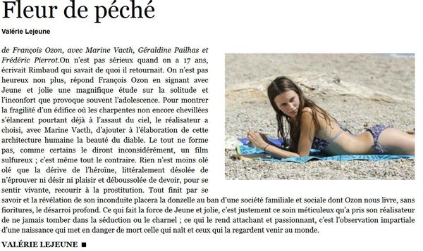 Jeune et jolie Le Figaro Magazine 23 août 2013