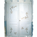 armoire de chambre curé-patine