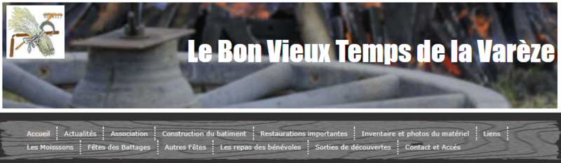 LE BON VIEUX TEMPS DE LA VAREZE - SITE DE L'ASSOCIATION
