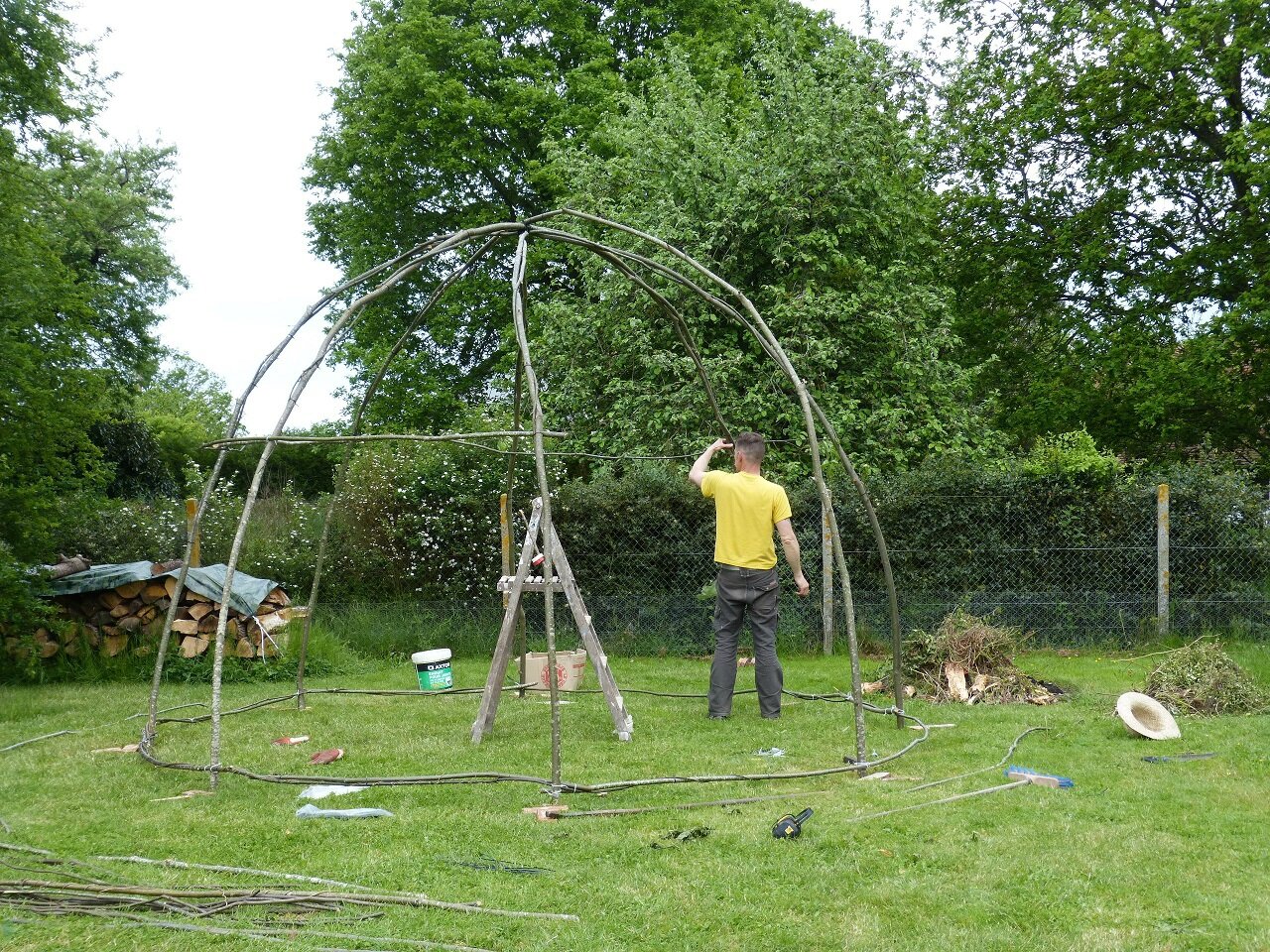 Une serre de jardin diy... machinchoz...