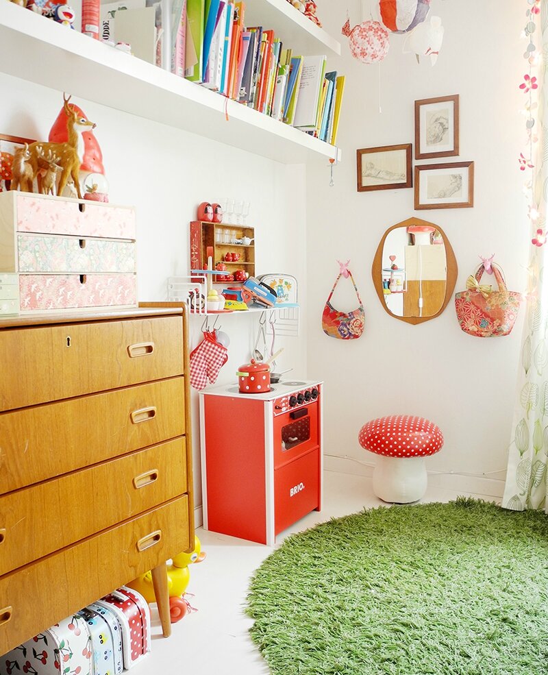 Une chambre d'enfant aux airs vintage,découverte - pitimana le blog