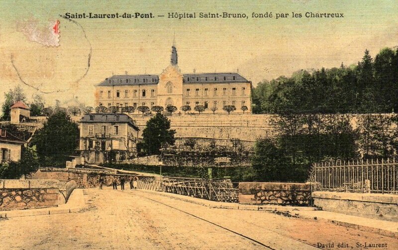 Hôpital St-Laurent-du-Pont colorisé