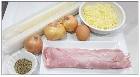 feuilleté soleil (oignon, jambon, comté)4 feuilleté soleil (oignon, jambon, comté)4