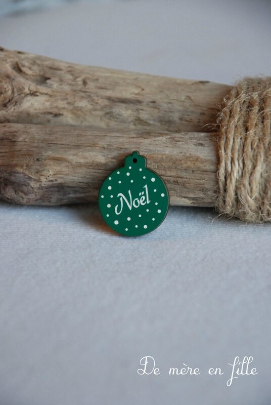 boule Noël verte