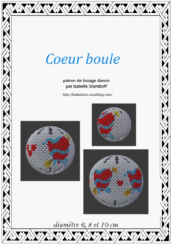 couverture coeur boule flou