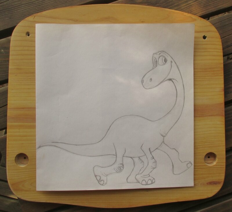 Croquis dinosaure - CélinArtisa