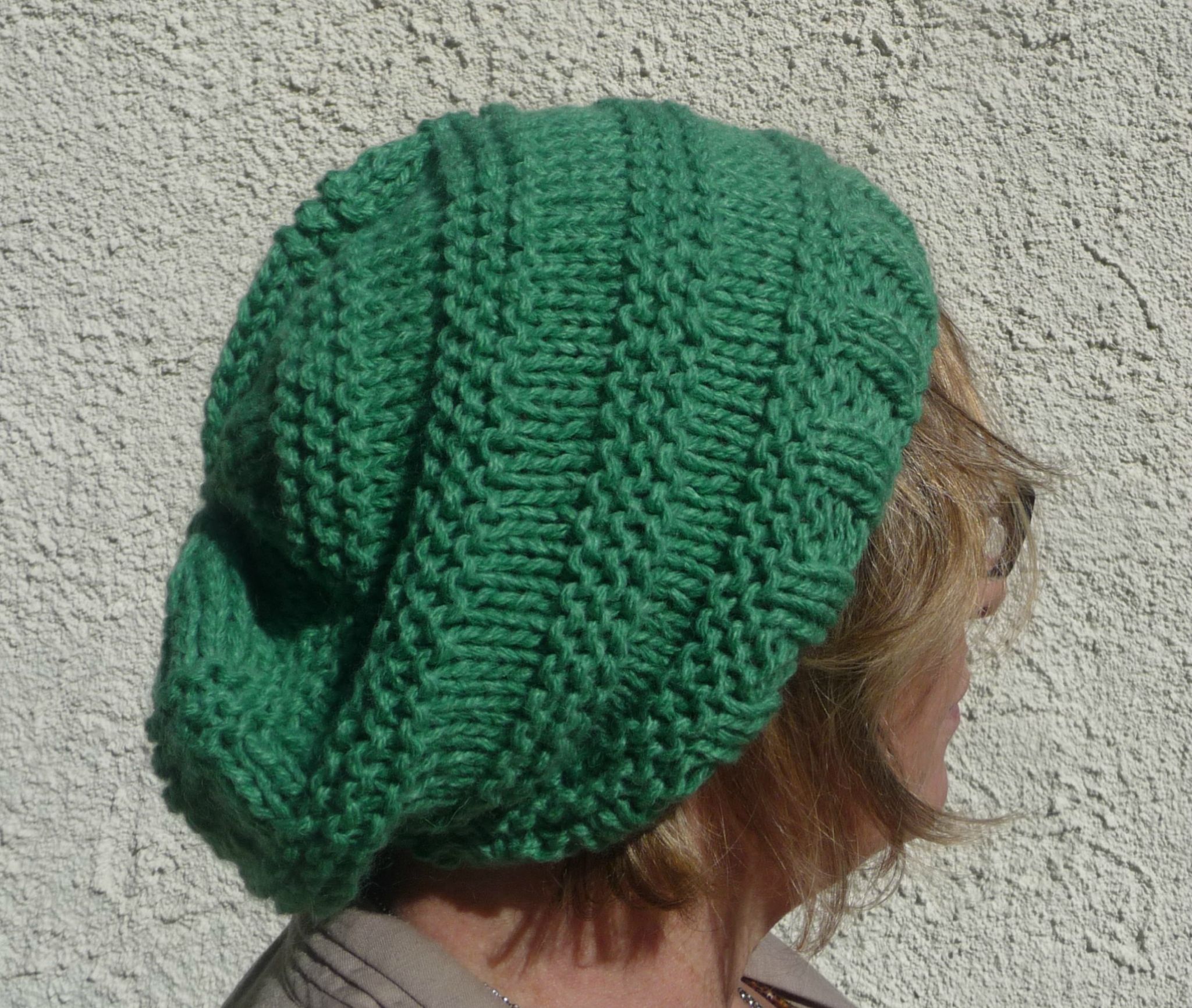 tricoter un bonnet godron