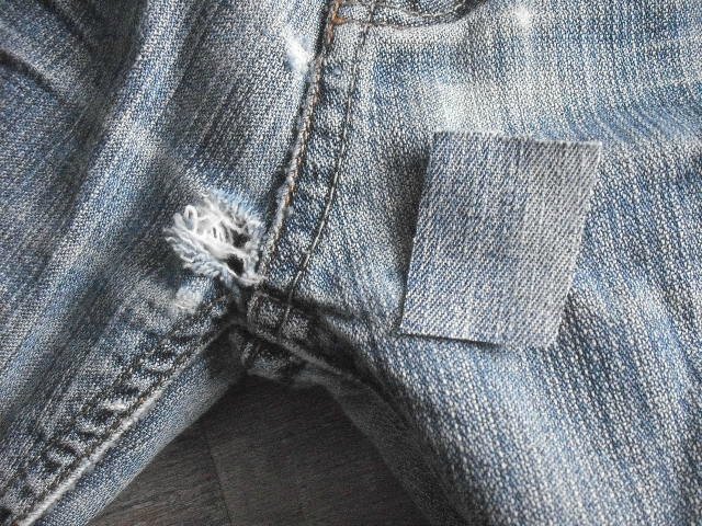 comment coudre un jeans troue
