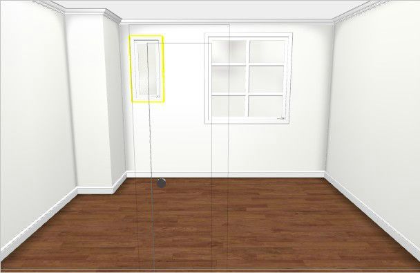 Projets déco : plans 3d, future cuisine, peinture, papier peint ... Peinture et papier peint pour chambre