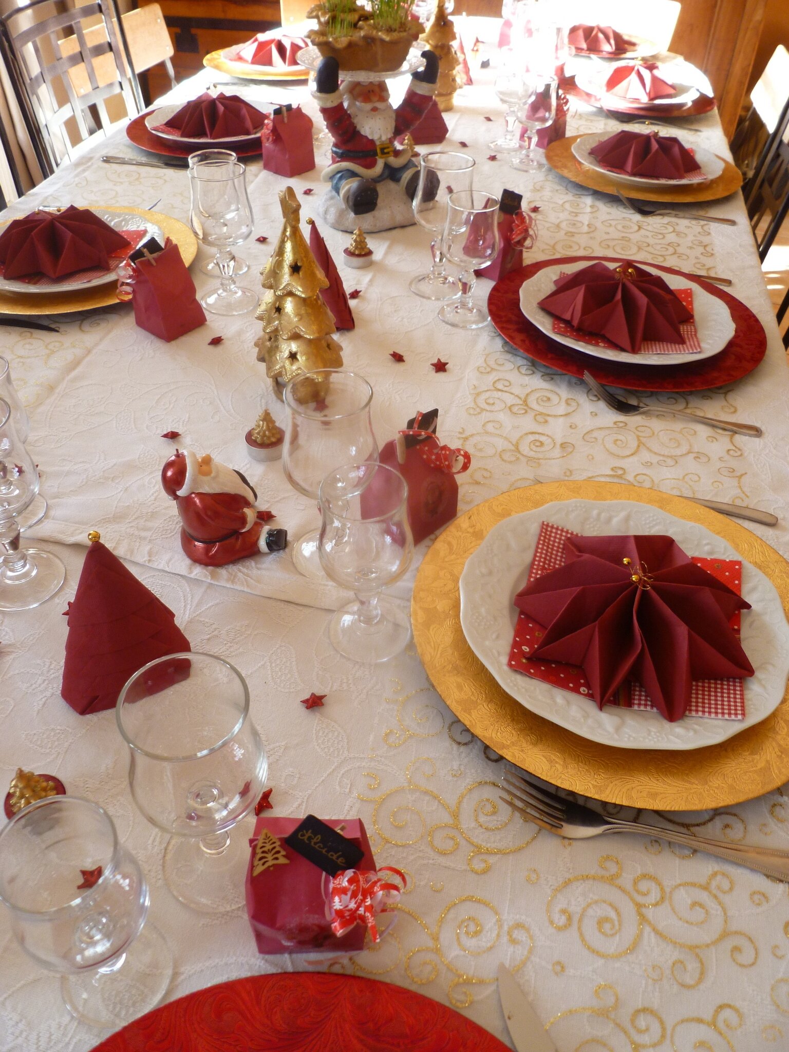 Décoration de table pour Noël - L '@telier de Stell@