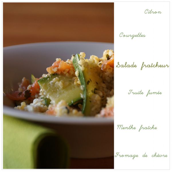 salade courgettes + truite 2