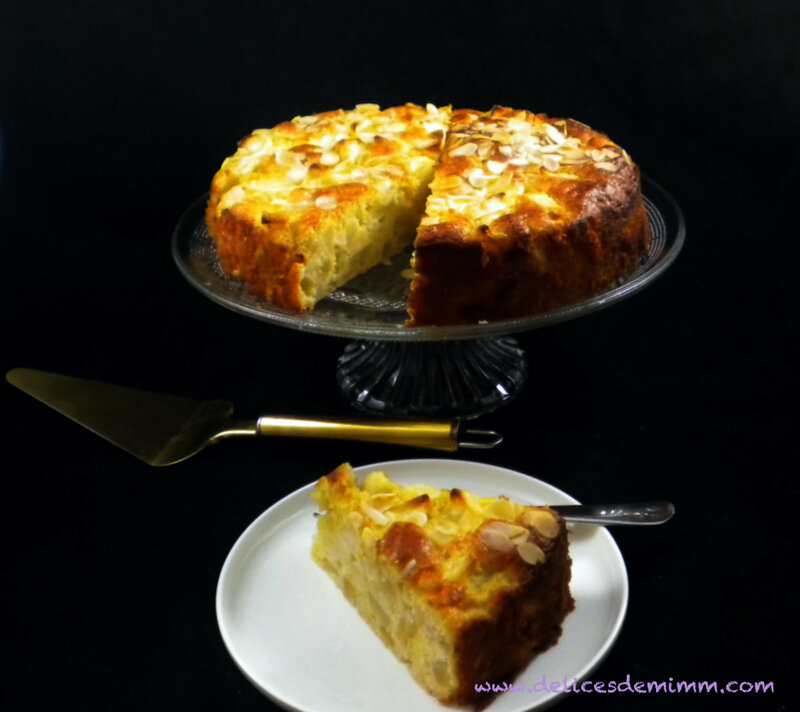 Gâteau Madeleine aux pommes 4