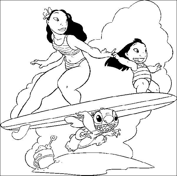 Coloriages Disney Lilou Ouistiti