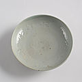 A good moulded Shufu ware bowl, marked, Yuan dynasty (1279-1368)