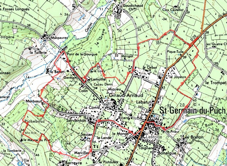 SaintGermainduPuch, le 09 mai 2015. Targon côté rando. SaintGermainduPuch, le 09 mai 2015. Targon côté rando.