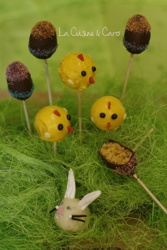 Cake pops de Pâques La Cuisine & Caro