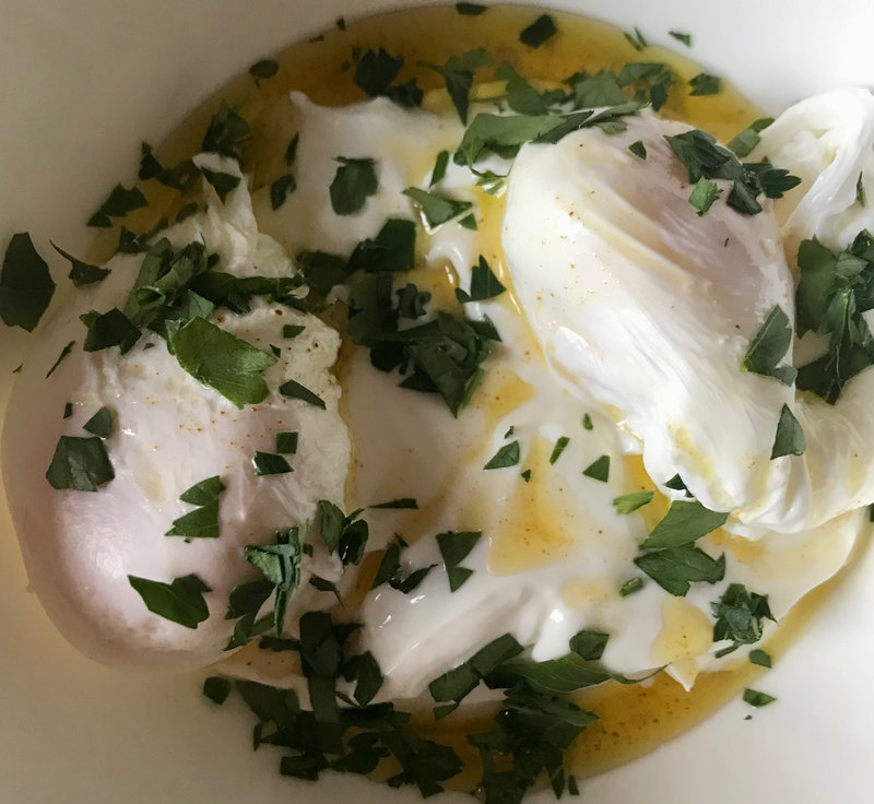 oeufs pochés à la turque