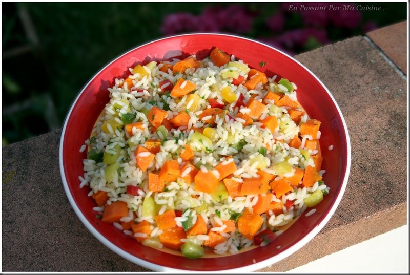 Salade De Riz Aux Legumes Varies En Passant Par Ma Cuisine