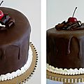 faux gâteau tout chocolat, 15 cm