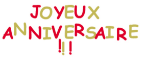 joyeux anniversaire
